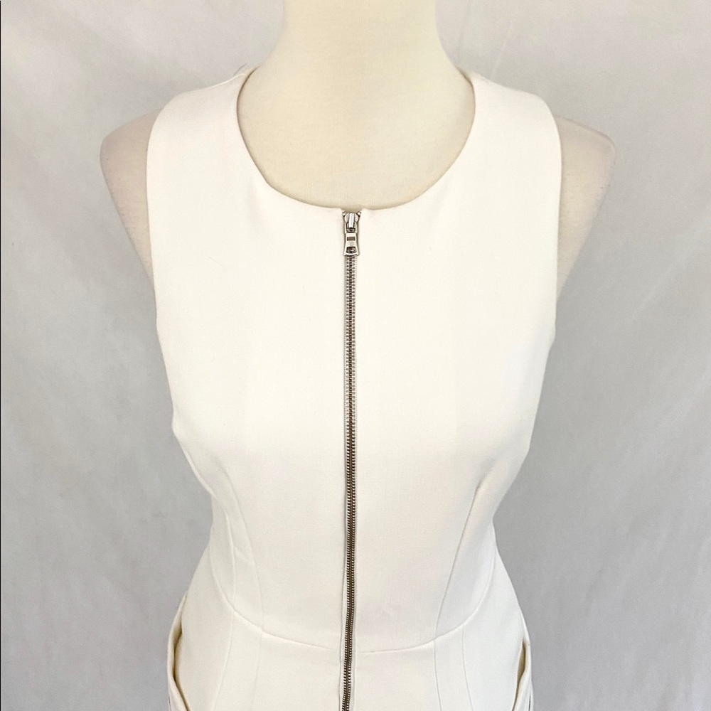 BCBGMaxazaria Sleeveless Zipper Front Mini Dress - Picture 4 of 11
